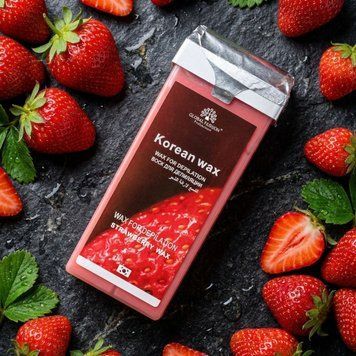 Віск для депіляції в картриджі Global Fashion Korean Wax Strawberry, 100 мл 22805 фото