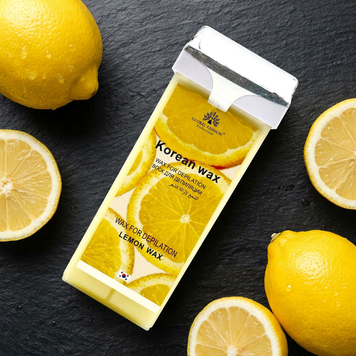 Віск для депіляції в картриджі Global Fashion Korean Wax Lemon, 100 мл 22806 фото