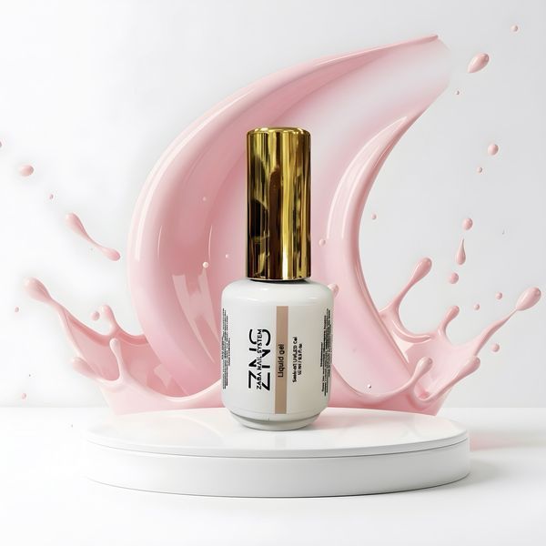 Рідкий гель Zaba Nail System Liquid gel №004 для нарощування та корекціі, 15 мл 41657 фото
