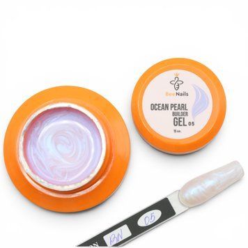 Bee Nails Builder Gel Ocean Pearl 05 гель для моделирования ногтей, 15 г 43362 фото
