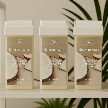 Віск для депіляції в картриджі Global Fashion Korean Wax Coconut, 100 мл 22807 фото