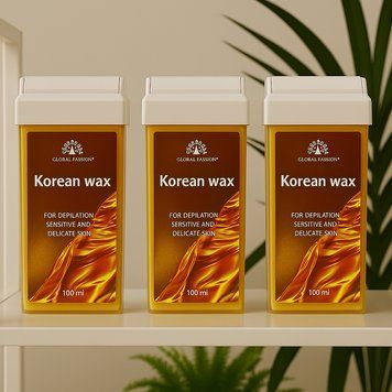 Віск для депіляції в картриджі Global Fashion Korean Wax Natural, 100 мл 22808 фото