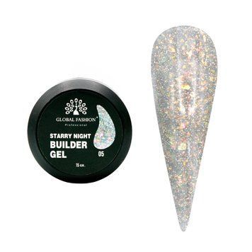 Гель для моделювання Starry Night 005 Global Fashion 15 г 11457 фото