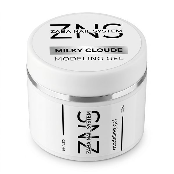 ZNS Гель для нарощування Modeling Gel Milky Cloud, 25 г 35007 фото