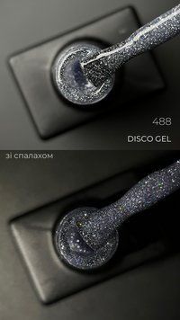 Designer Professional Disco Gel 488 - Світловідбивний гель-лак, 9 мл 62603 фото