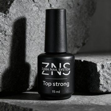 Топ без липкого шару Zaba Nail System Top STRONG без УФ, 15 мл 62078 фото
