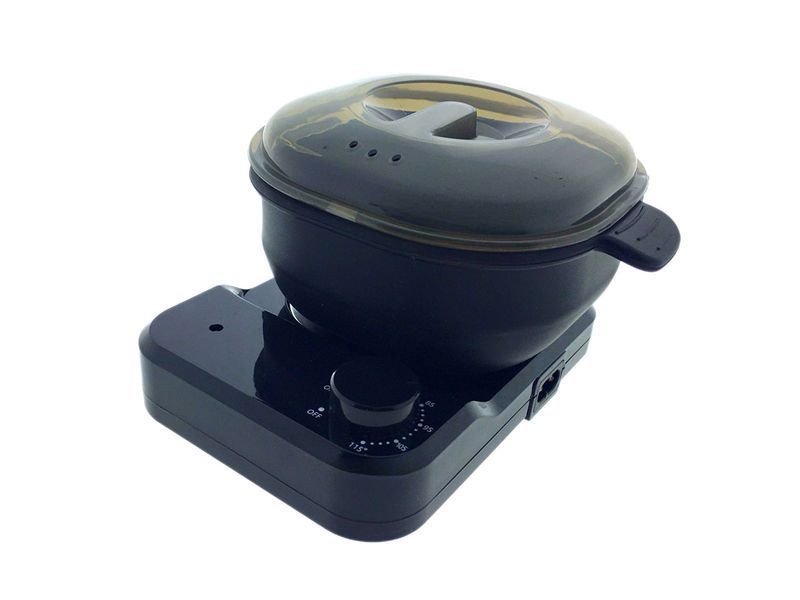 Воскоплав Wax Warmer &ndash; силіконовий, з підставкою, чорний 22797 фото