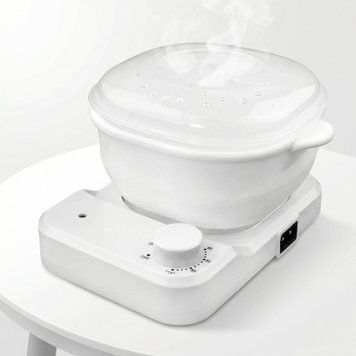 Воскоплав Wax Warmer &ndash; силіконовий, з підставкою, білий 22798 фото