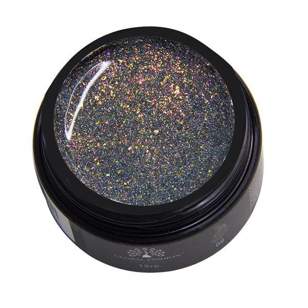 Гель для моделювання Starry Night 008 Global Fashion 15 г 11459 фото
