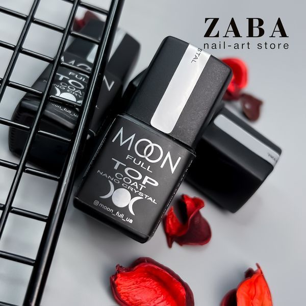Moon Full Nano Crystal Top Coat &ndash; топ для гель лаку, 8 мл 62223 фото