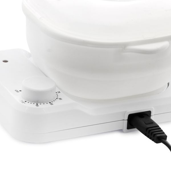 Воскоплав Wax Warmer &ndash; силіконовий, з підставкою, білий 22798 фото