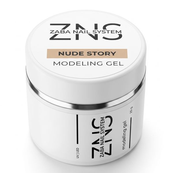 ZNS Гель для нарощування Modeling Gel Nude Story, 50 г 35009 фото