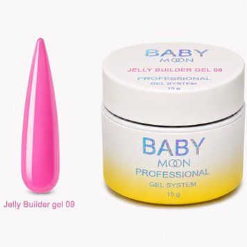 Гель‑желе Baby Moon Jelly Builder Gel №09, 15 мл 53274 фото