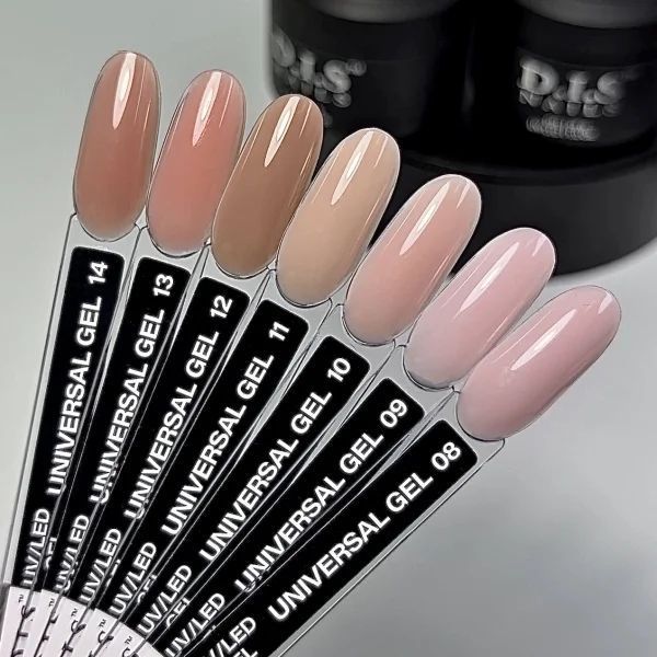 D.I.S. UNIVERSAL GEL №01 - камуфлюючий твердий гель HEMA & TPO Free, 28 г 43313 фото