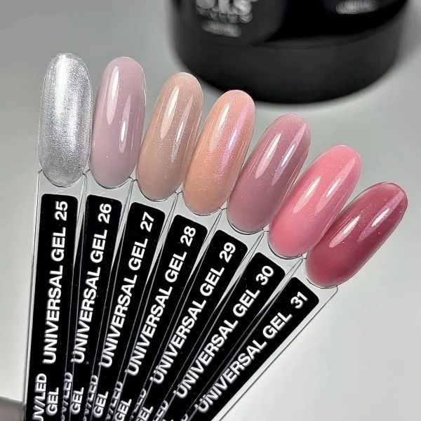 D.I.S. UNIVERSAL GEL №01 - камуфлюючий твердий гель HEMA & TPO Free, 28 г 43313 фото