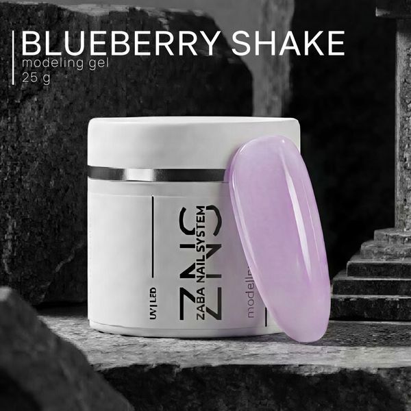 ZNS Гель для наращивания Modeling gel №011 Blueberry Shake, 25 г 62022 фото