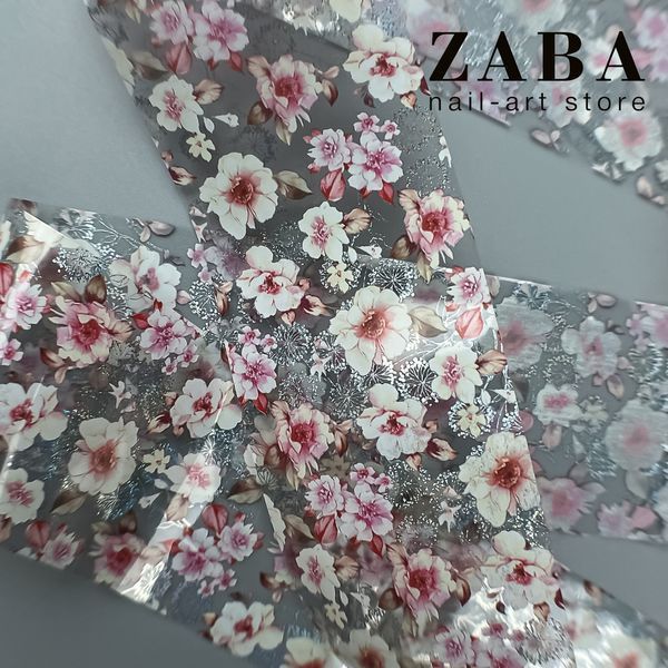 Фольга для дизайна Flowers 011, 50 см 62263 фото