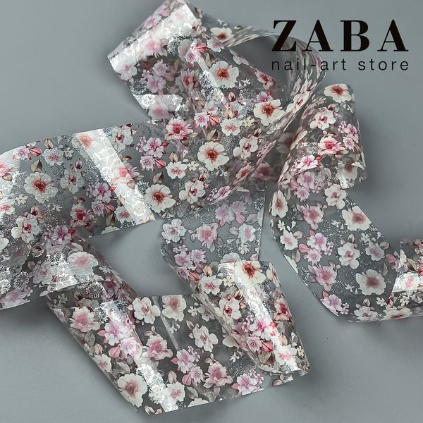 Фольга для дизайна Flowers 011, 50 см 62263 фото