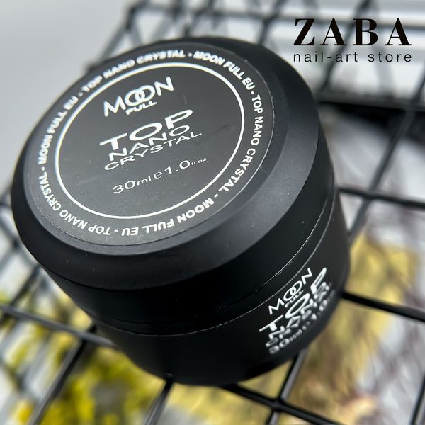 Moon Full Nano Crystal Top Coat &ndash; топ для гель лака в баночке, 30 мл 62225 фото