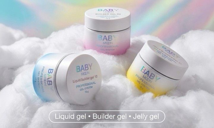 Баннер с гелями Baby Moon — новая коллекция гелей для ногтей
