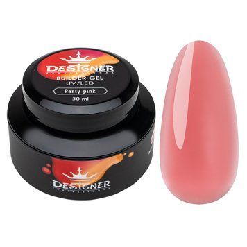 Designer professional Strong Builder Gel Party Pink №6 - Моделюючий гель 30 мл 62438 фото