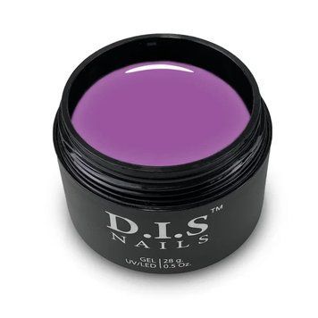 D.I.S Nails HARD DUSTY LAVENDER - камуфлюючий твердий гель 28 г 22789 фото