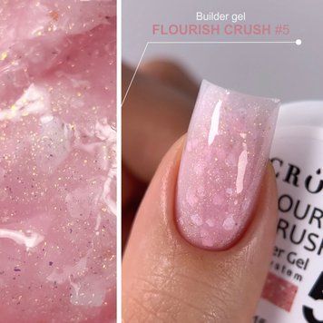 Crooz Flourish Crush Builder Gel №05 Гель для нарощування, 15 мл 25312 фото