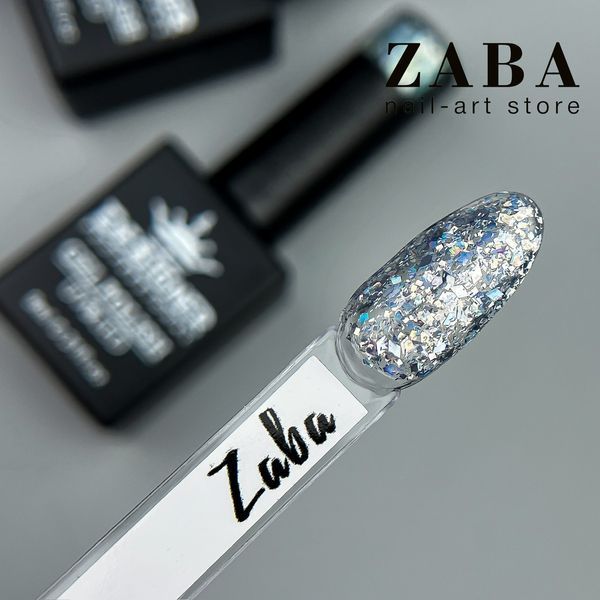 Designer Professional Glow Glitter 569 - Гель-лак з пластівцями Хамелеон різних розмірів та гліттером 9 мл 62402 фото