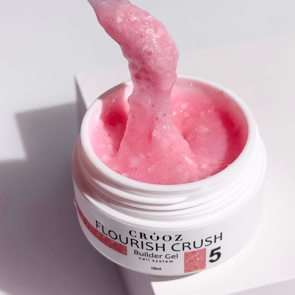 Crooz Flourish Crush Builder Gel №05 Гель для нарощування, 15 мл 25312 фото