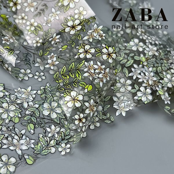 Фольга для дизайна Flowers 015, 50 см 62267 фото