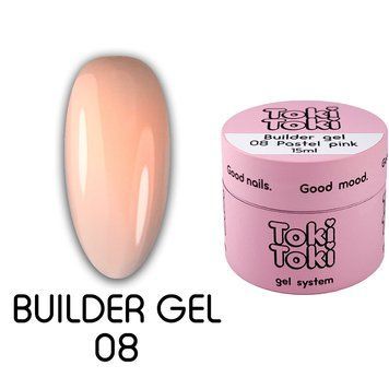 Гель 008 Pastel Pink - Builder Gel Toki-Toki, 15 мл 22532 фото