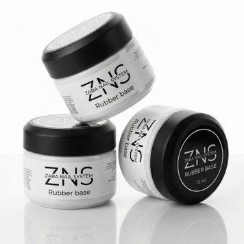 ZNS Rubber Base Каучукова база для нігтів, 15 мл 1464 фото