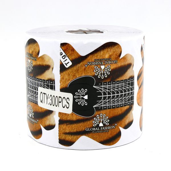 Одноразовые формы для ногтей Tiger Global Fashion, 300 шт 41637 фото