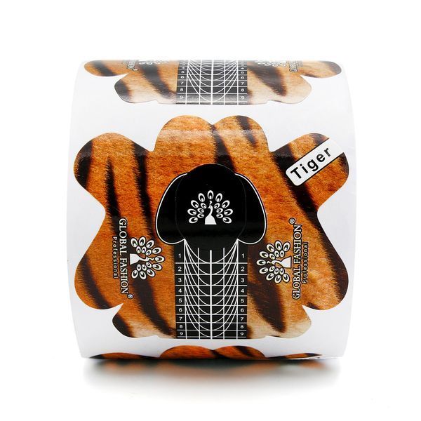 Одноразовые формы для ногтей Tiger Global Fashion, 300 шт 41637 фото
