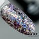 Designer Professional Glow Glitter 570 - Гель-лак с хлопьями Хамелеон разных размеров и глиттером 9 мл 62403 фото 1