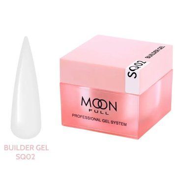 Гель для нарощування Moon Full Builder Gel №SQ02 ніжно-молочний, 30 мл 25085 фото
