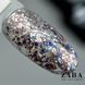 Designer Professional Glow Glitter 571 - Гель-лак с хлопьями Хамелеон разных размеров и глиттером 9 мл 62404 фото 1