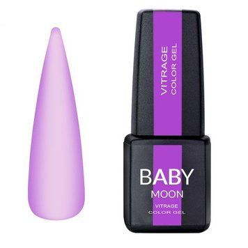 Гель-лак вітражний Baby Moon Vitrage Color Gel 02 фіолетовий, 6 мл 22700 фото