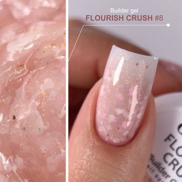 Crooz Flourish Crush Builder Gel №08 Гель для нарощування, 15 мл 25315 фото