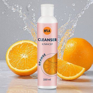 Nila Cleanser Рідина для зняття липкого шару Апельсин, 250 мл 22767 фото