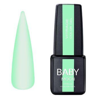 Гель-лак вітражний Baby Moon Vitrage Color Gel 03 салатовий, 6 мл 22701 фото