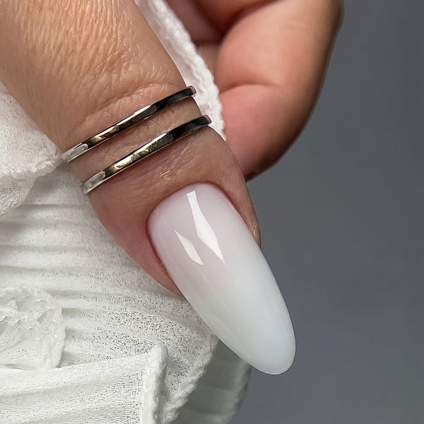 ZNS Color top 01 Milky Камуфлюючий топ для манікюру, 8 мл 35051 фото